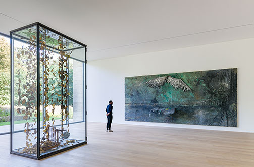 Anselm Kiefer

Beeld van de tentoonstelling Anselm Kiefer in Museum Voorlinden. Foto: Antoine van Kaam