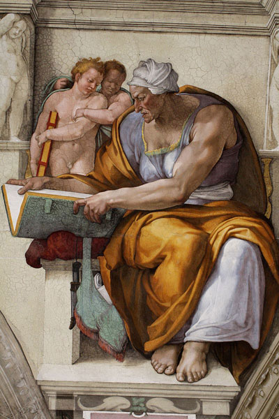 Michelangelo, Sibille van Cumae, 1508-12, Sixtijnse kapel