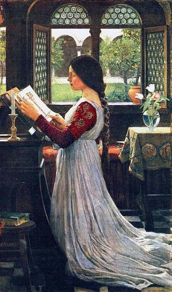 John William Waterhouse, The Missal, 1902, locatie onbekend